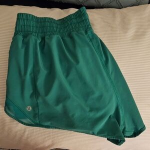 Lululemon Teal Hotty Hot 2.5" Athletic Shorts